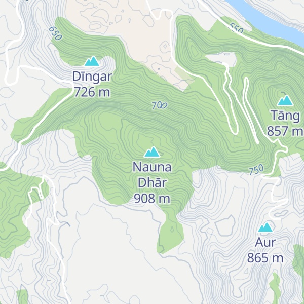 Map of Nauna Dhār