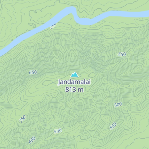 Map of Jandamalai