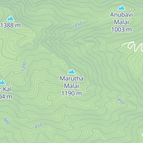 Map of Marutha Malai