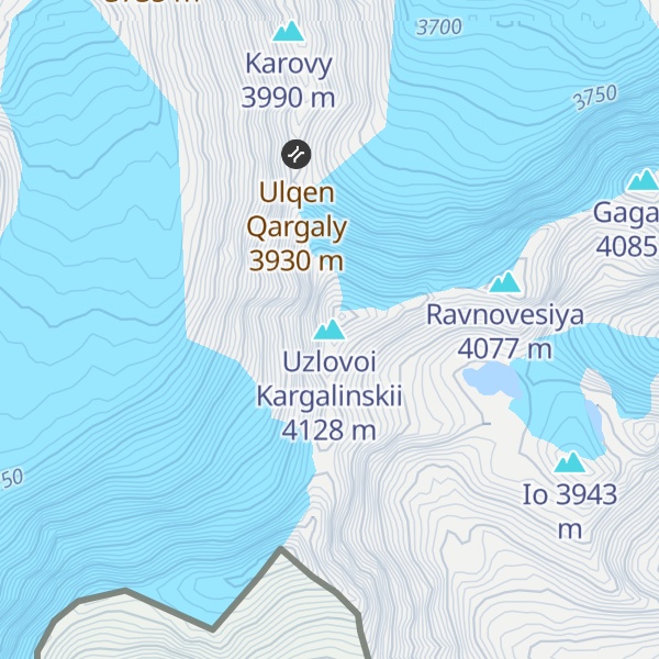 Map of Uzlovoi Kargalinskii