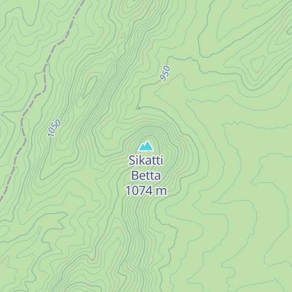 Map of Sikatti Betta