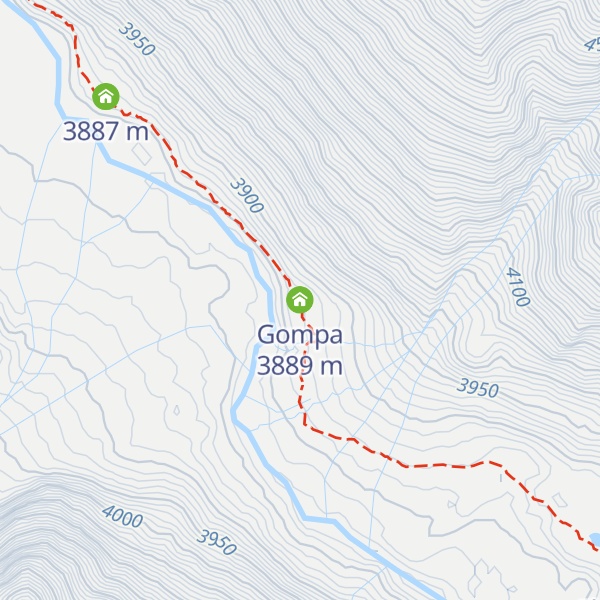 Map of Gompa