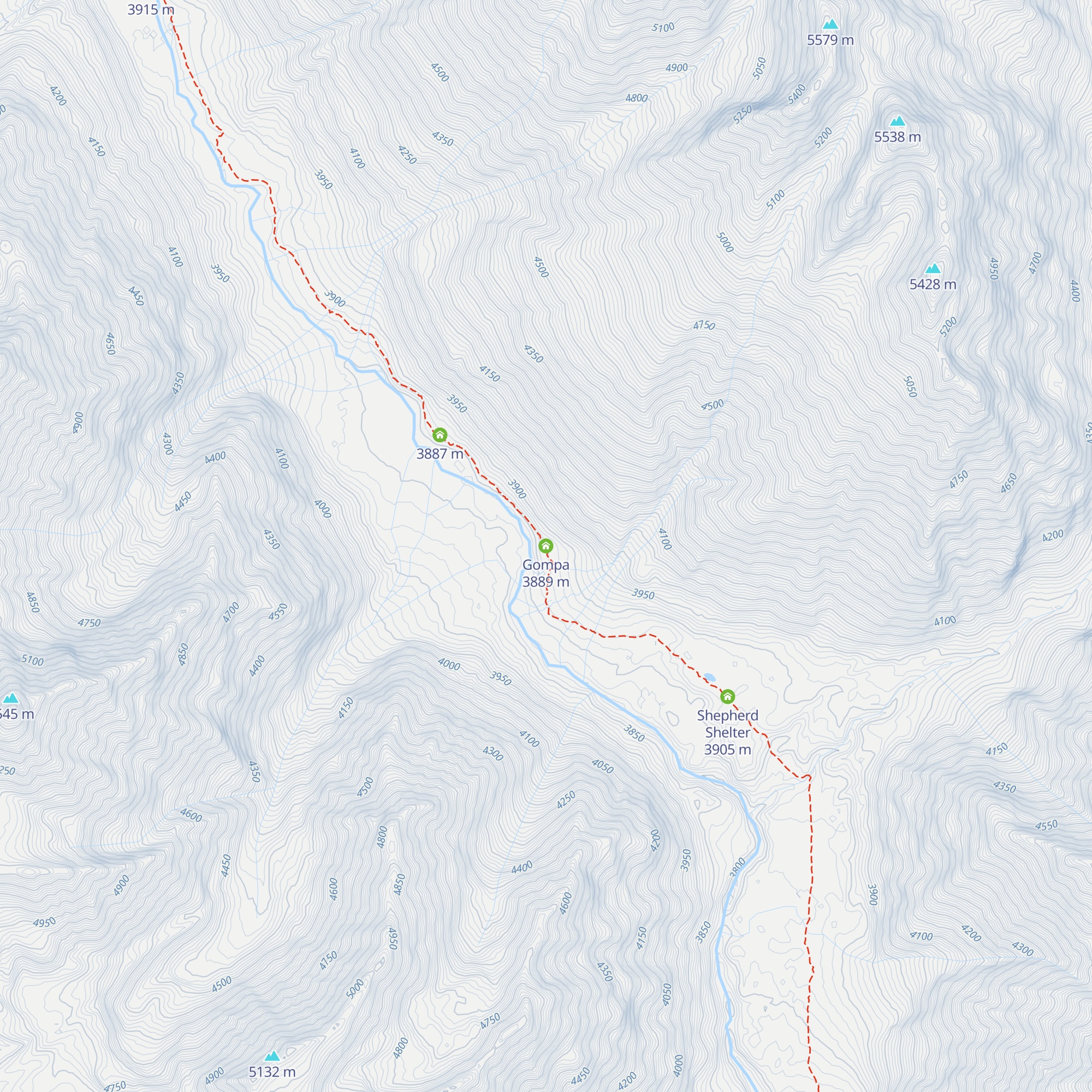 Gompa map
