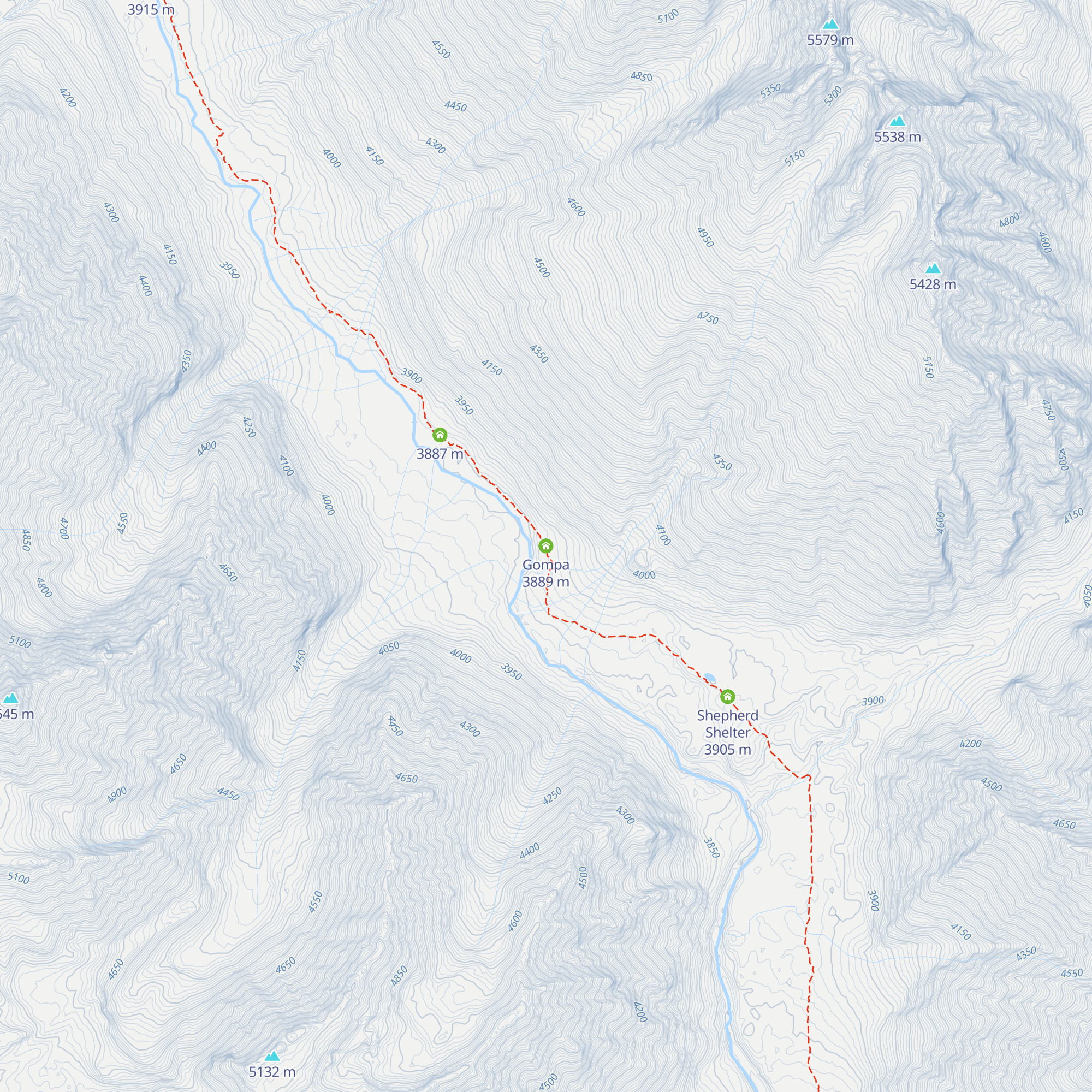 Gompa map