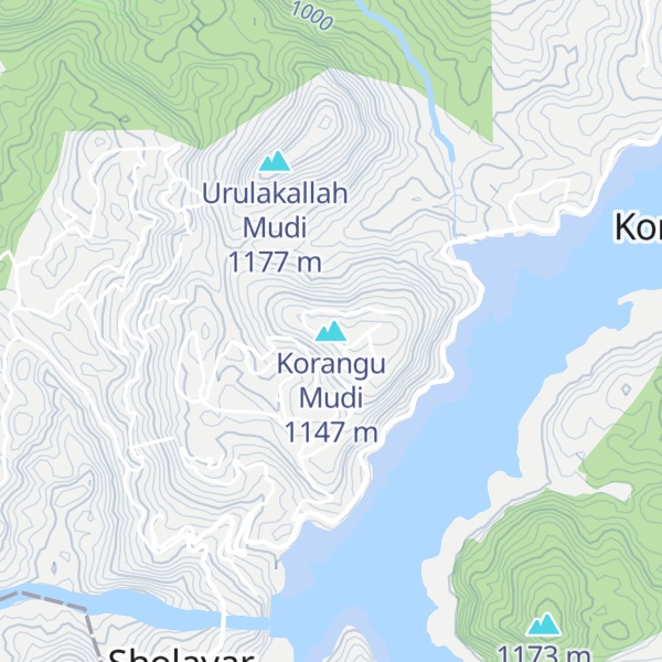 Map of Korangu Mudi