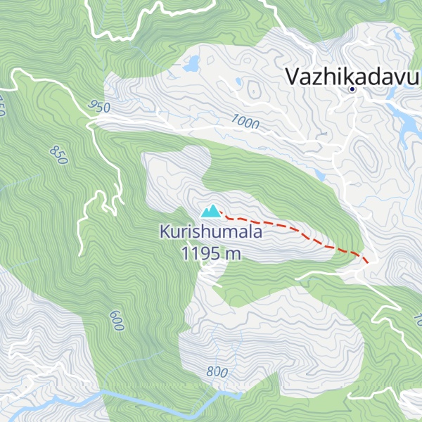 Map of Kurishumala
