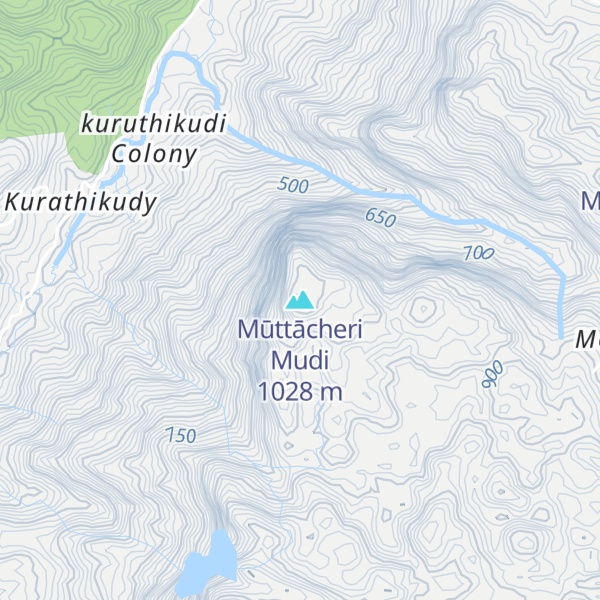 Map of Mūttācheri Mudi