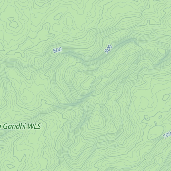 Map of Kallipārai Malai