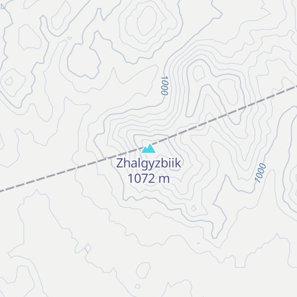Map of Zhalgyzbiik