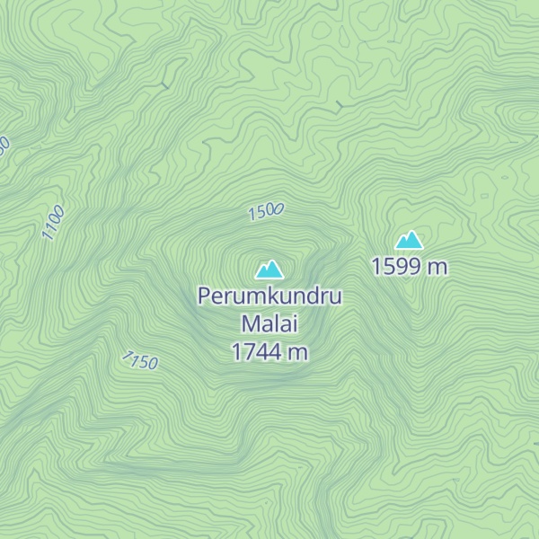 Map of Perumkundru Malai