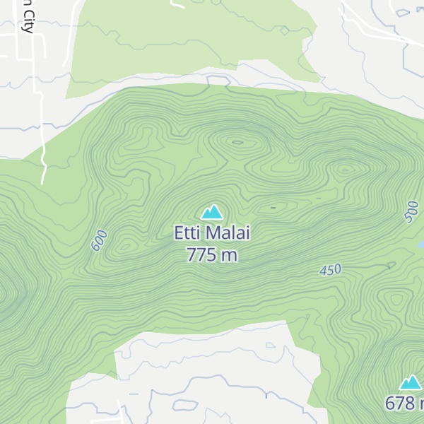 Map of Etti Malai