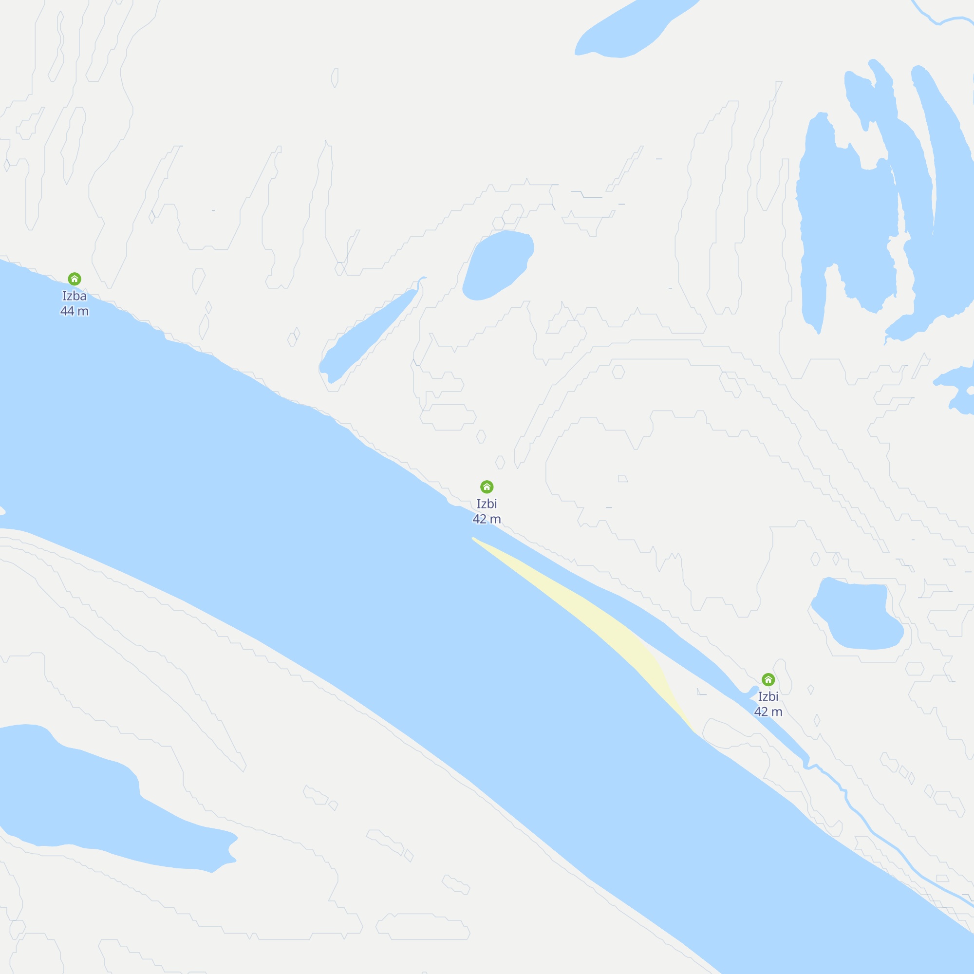Izbi map