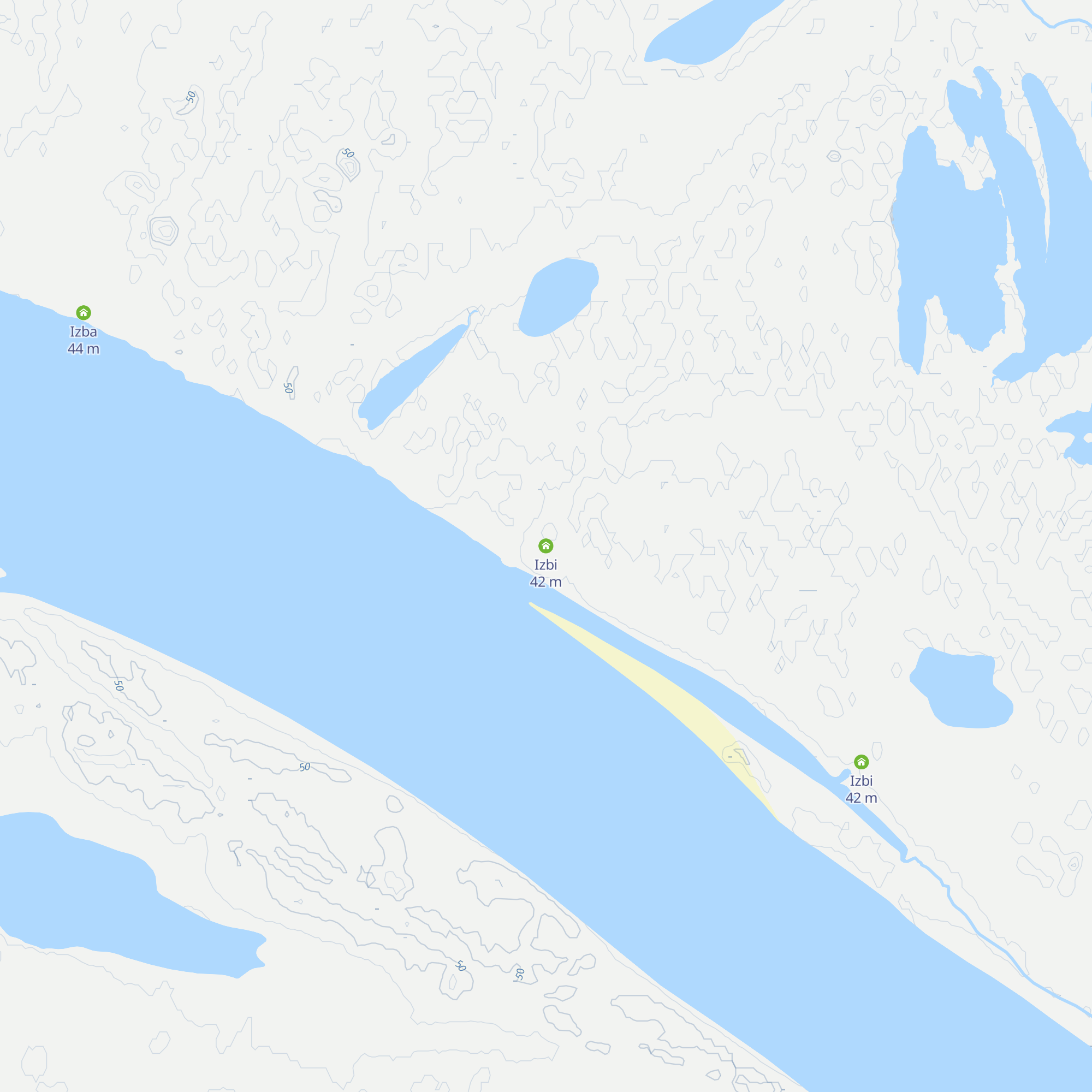 Izbi map