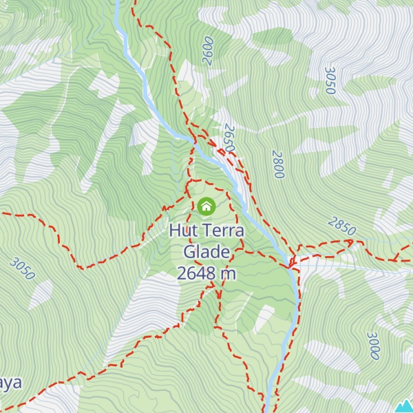 Map of Hut Terra Glade