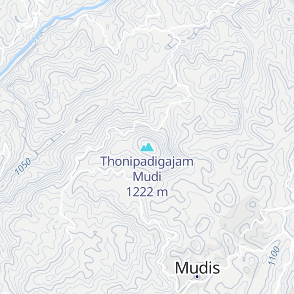 Map of Thonipadigajam Mudi