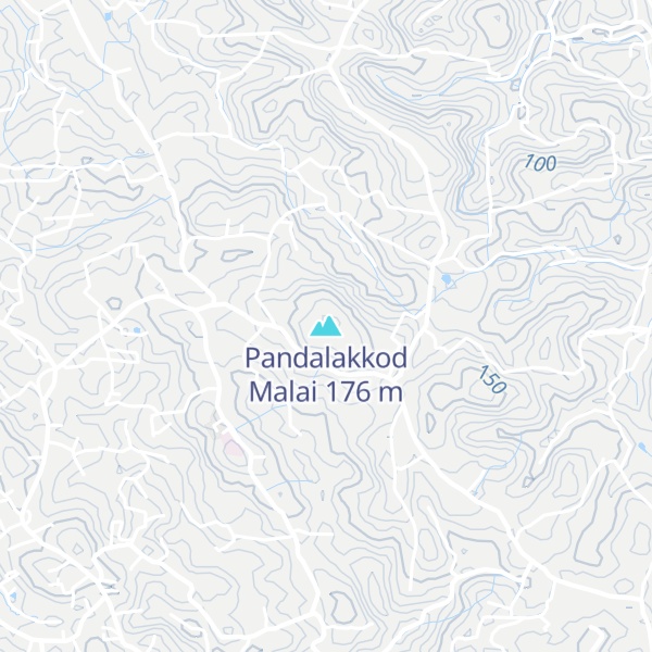 Map of Pandalakkod Malai