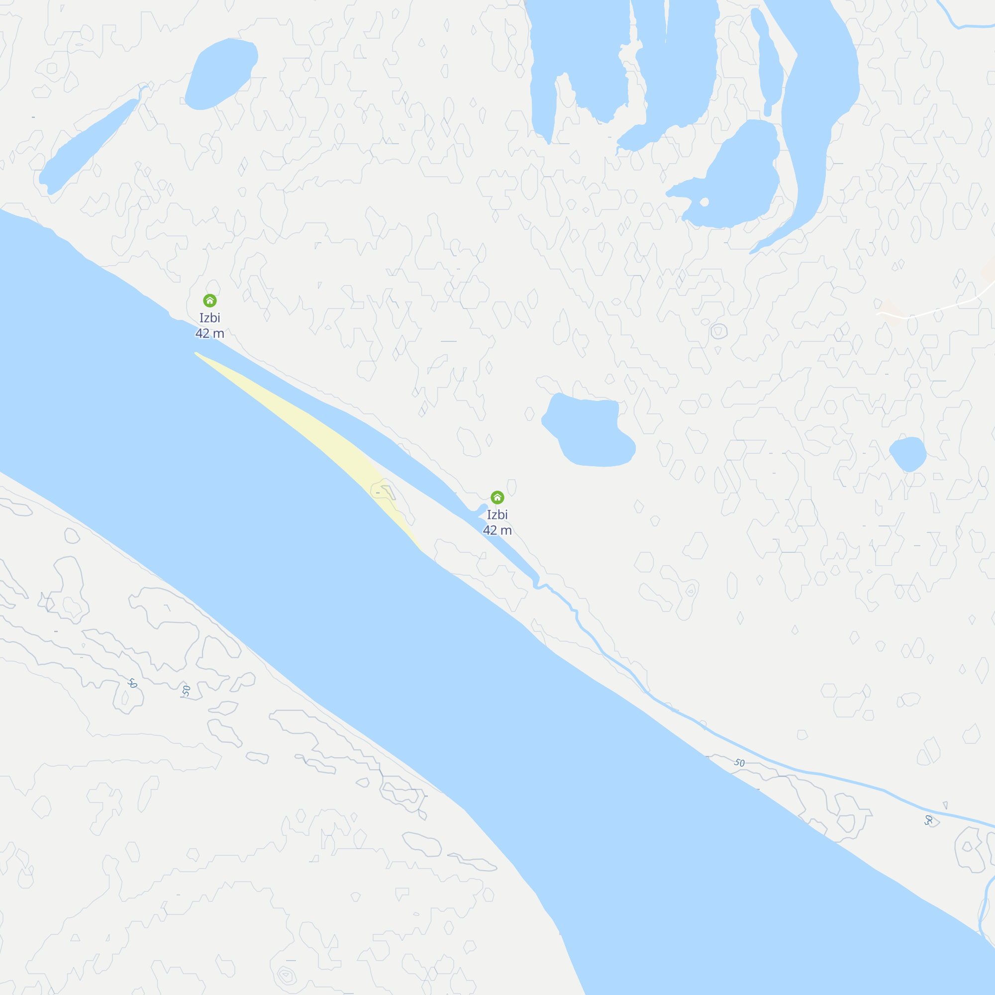 Izbi map