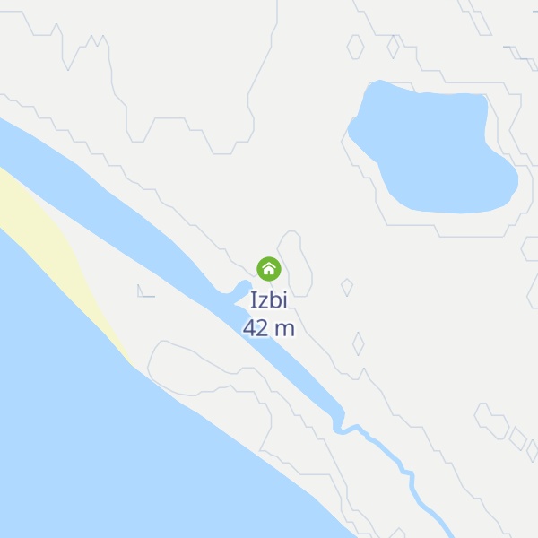 Map of Izbi