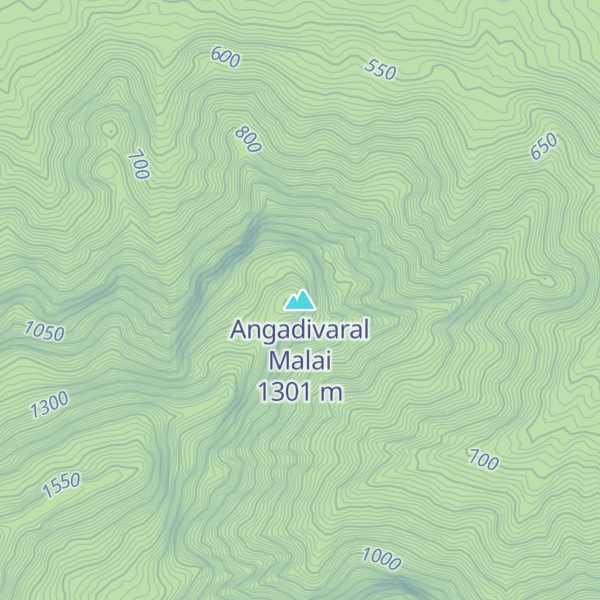 Map of Angadivaral Malai