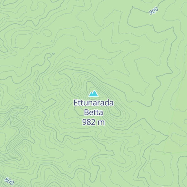 Map of Ettunarada Betta