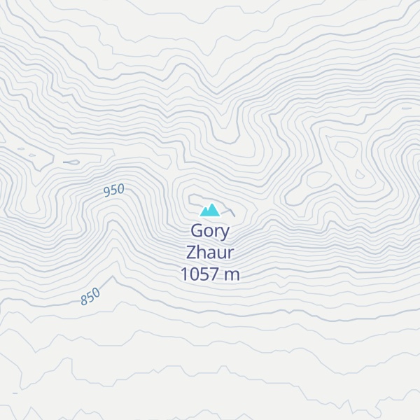 Map of Gory Zhaur
