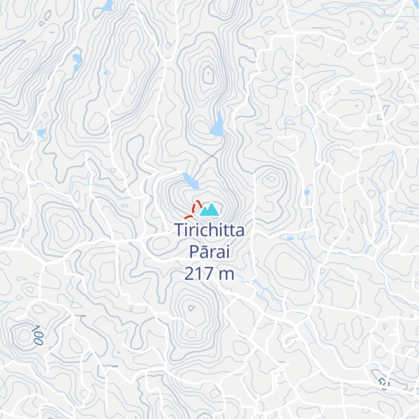 Map of Tirichitta Pārai