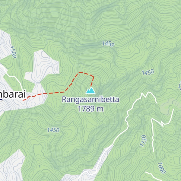Map of Rangasamibetta