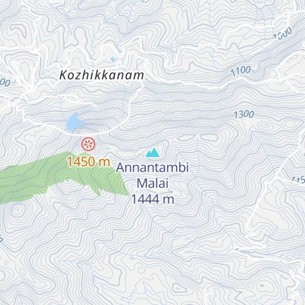 Map of Annantambi Malai