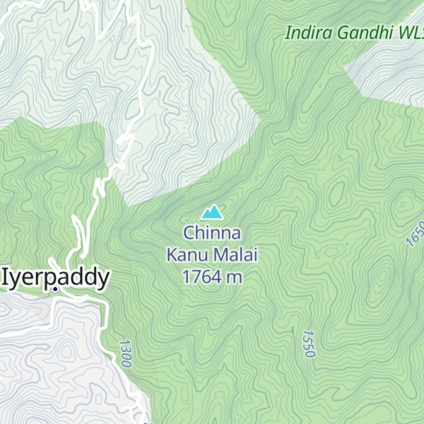 Map of Chinna Kanu Malai