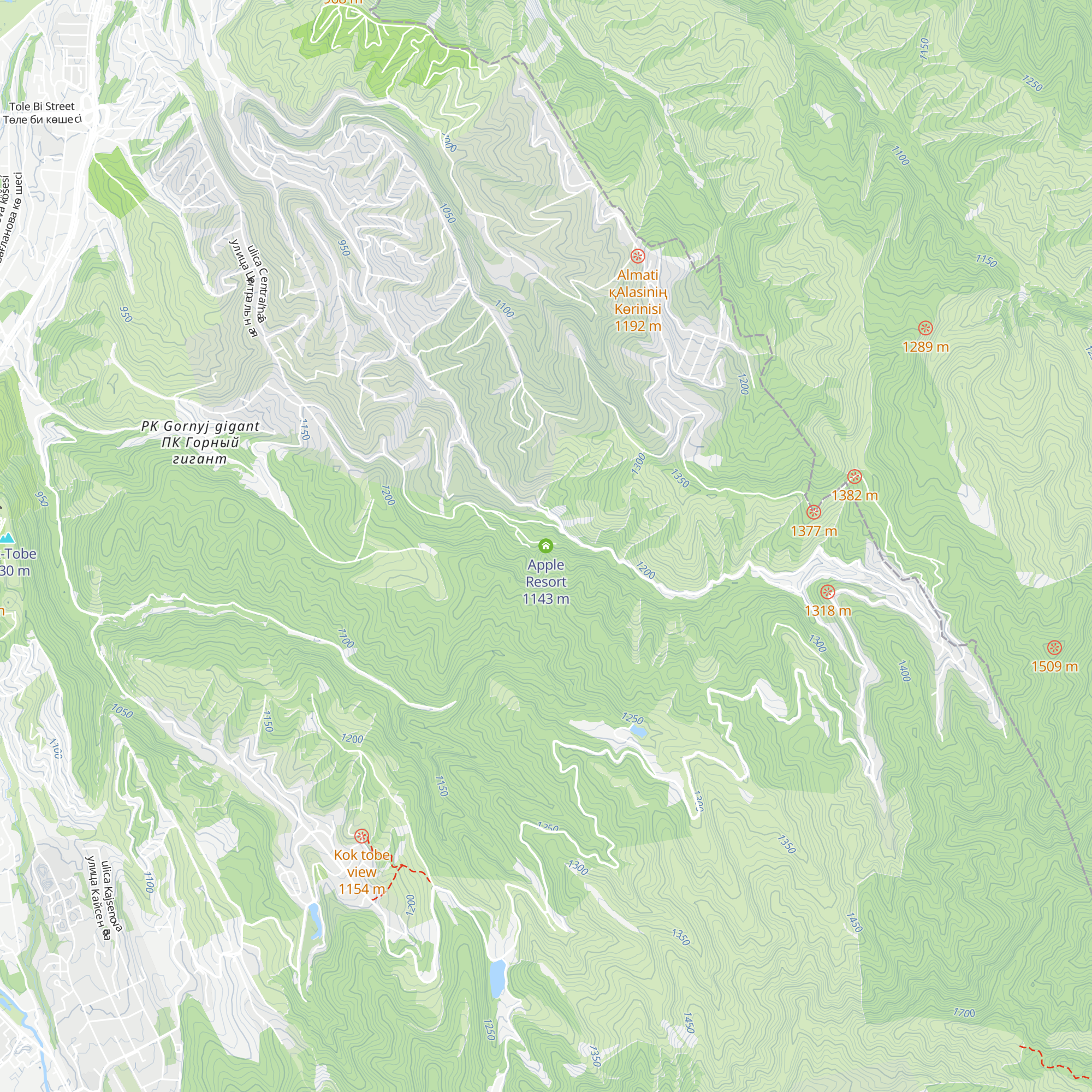Apple Resort map