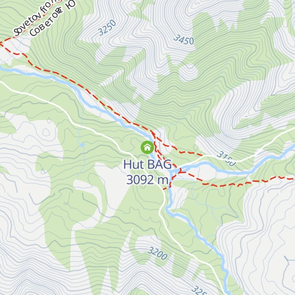 Map of Hut BAG