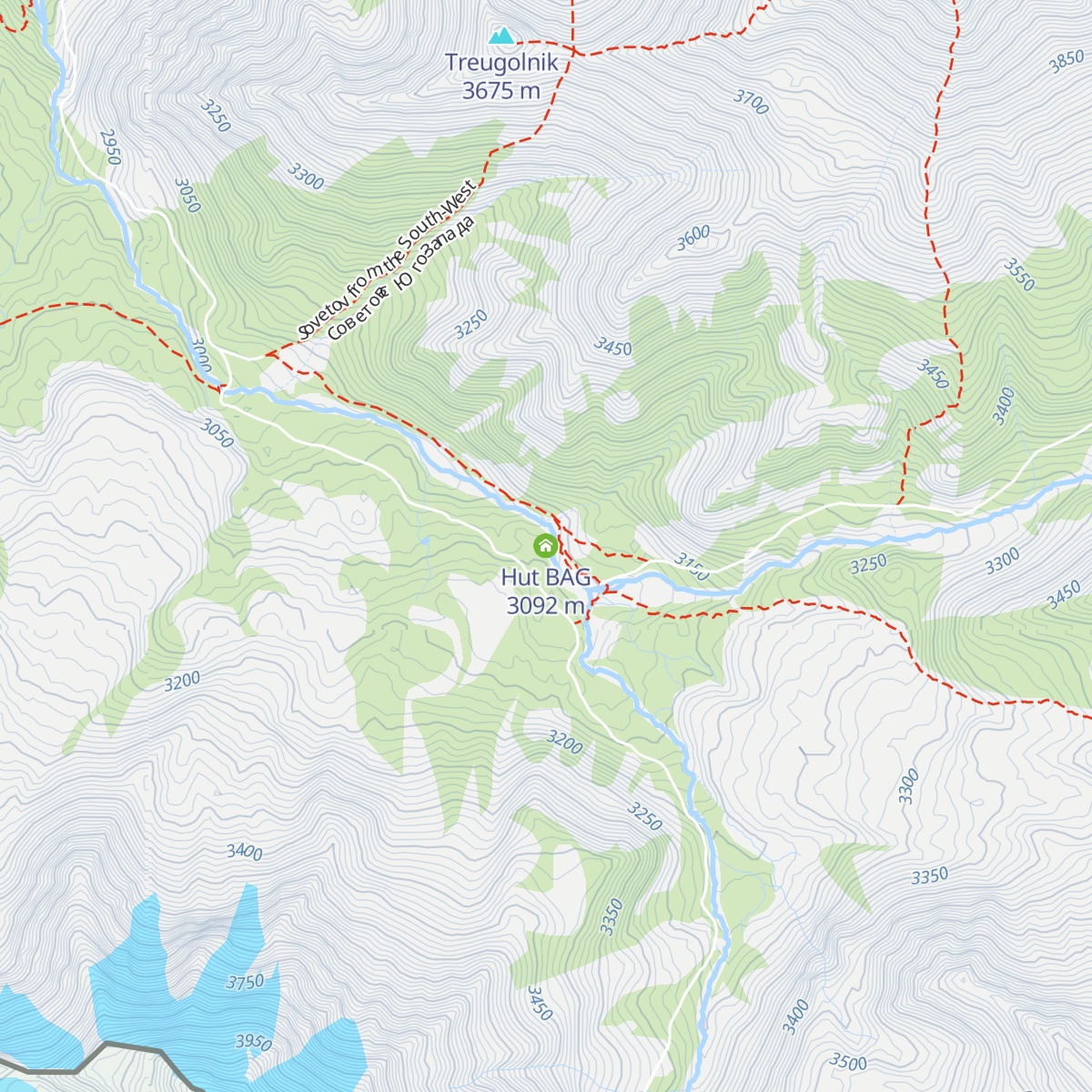 Hut BAG map