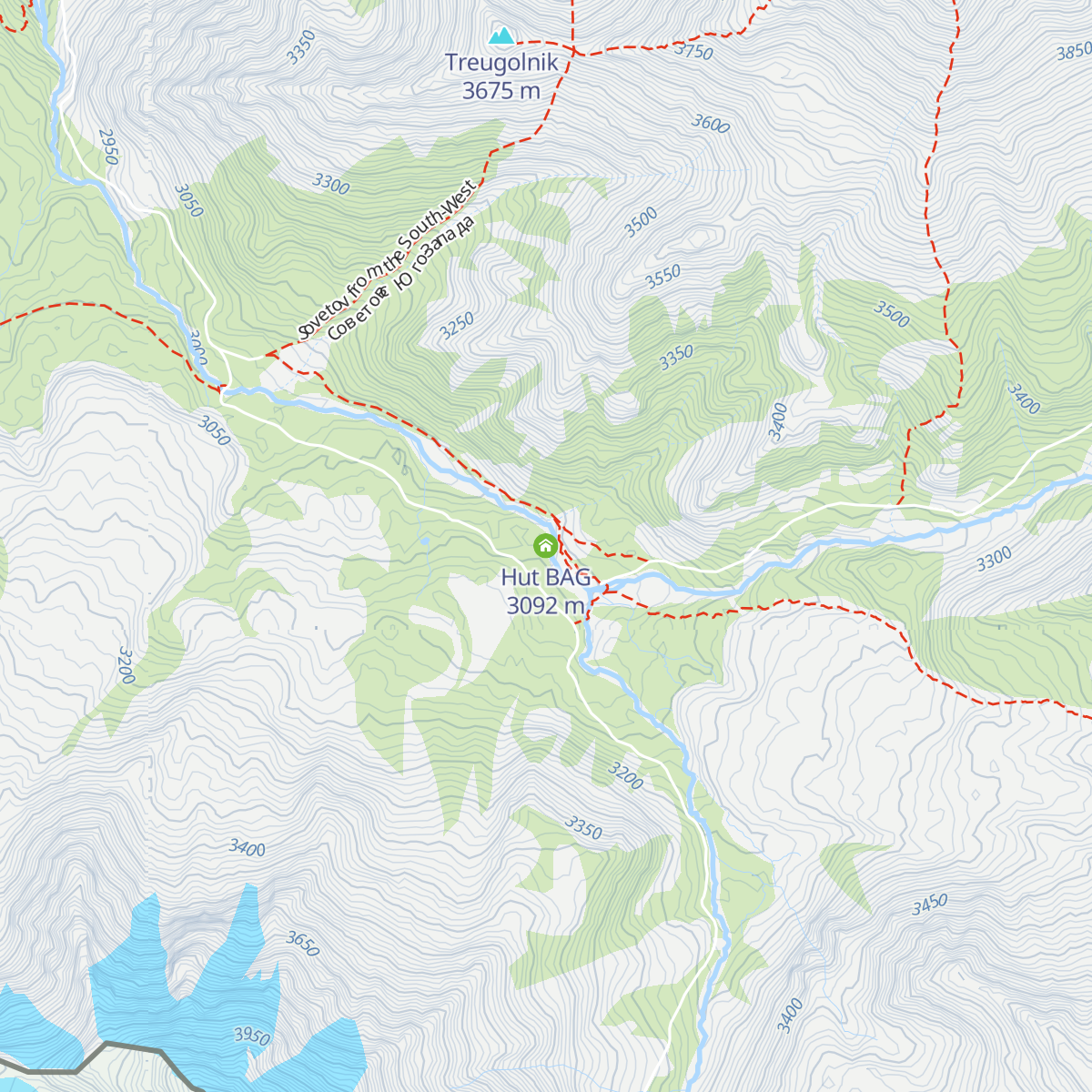 Hut BAG map