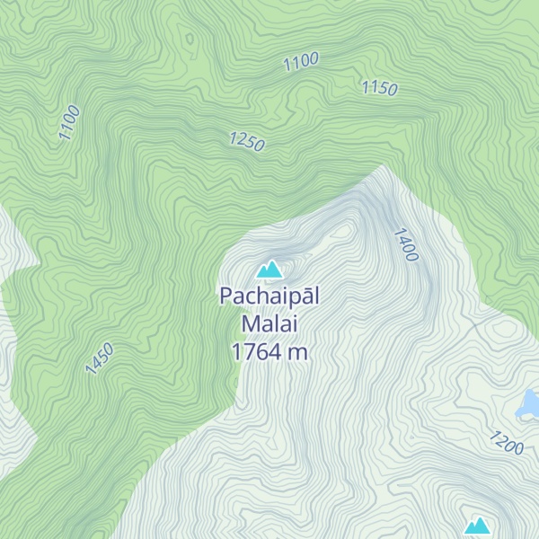 Map of Pachaipāl Malai