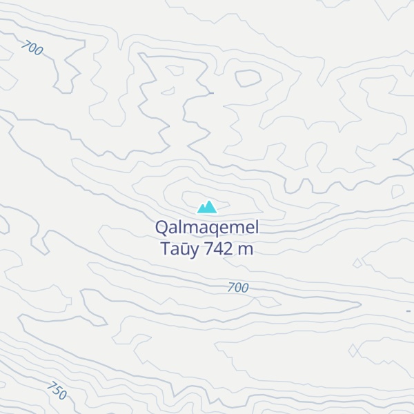 Map of Qalmaqemel Taūy