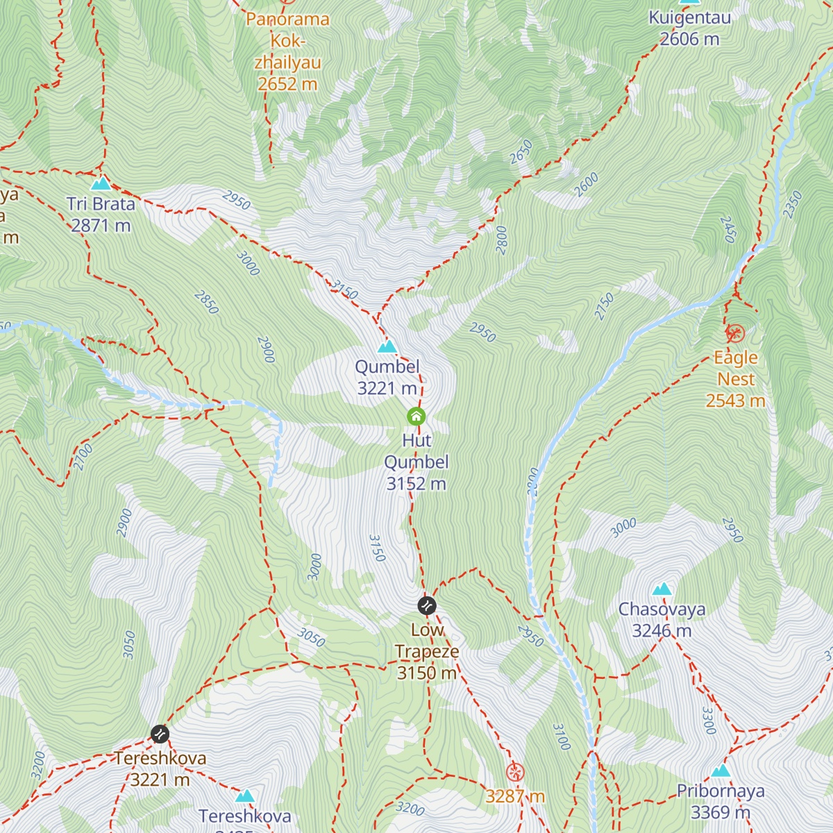 Hut Qumbel map