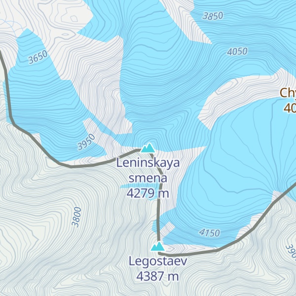 Map of Leninskaya smena