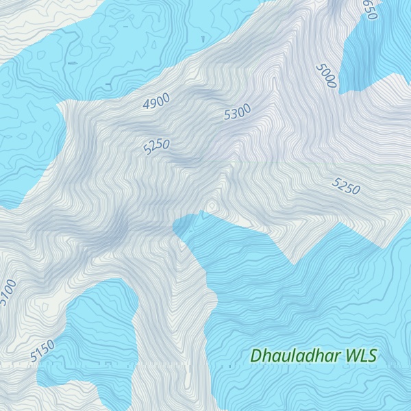 Map of Hanuman Tibba
