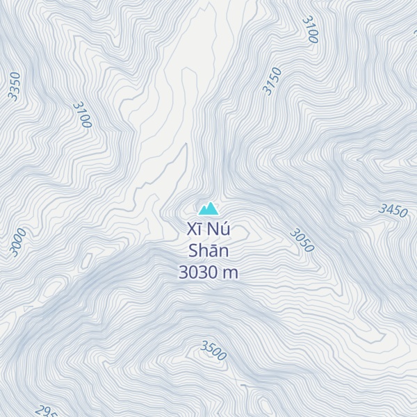 Map of Xī Nú Shān