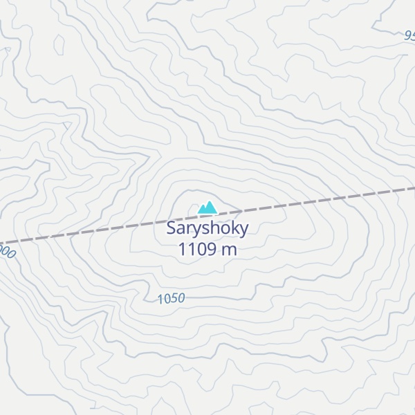 Map of Saryshoky