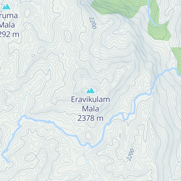 Map of Eravikulam Mala