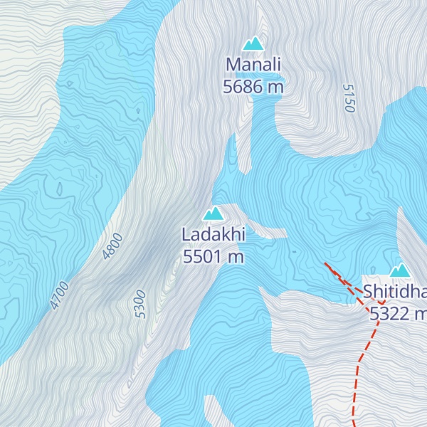 Map of Ladakhi