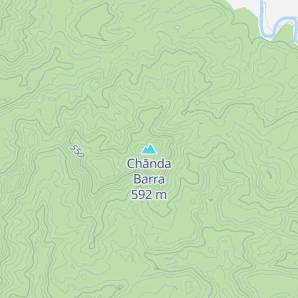 Map of Chānda Barra