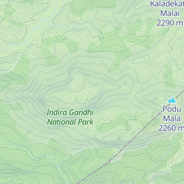 Map of Kallar Mala