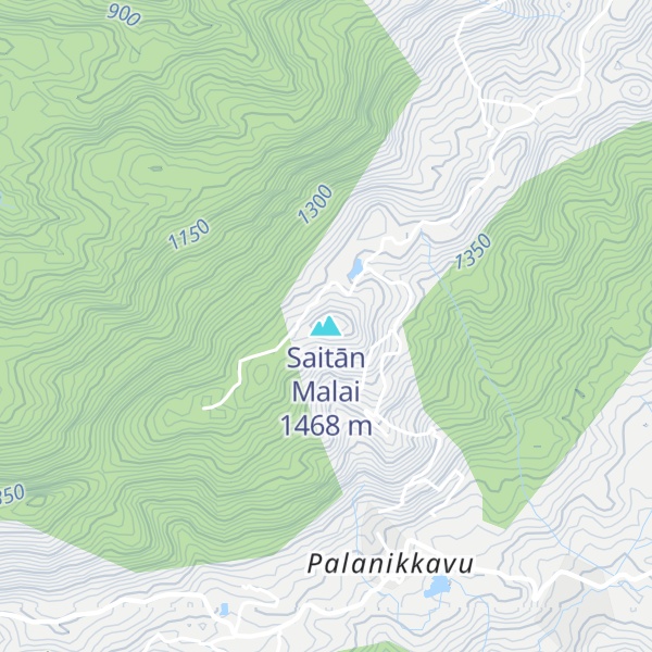 Map of Saitān Malai
