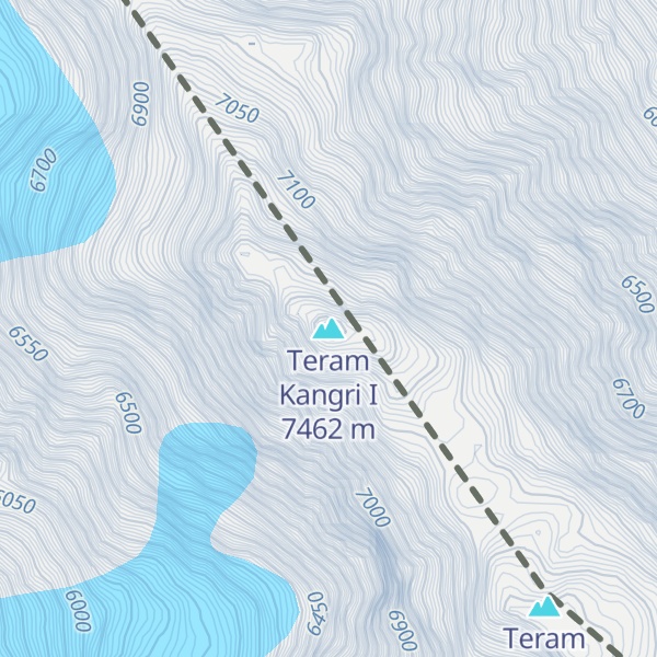 Map of Teram Kangri I