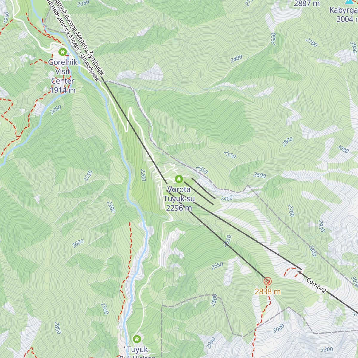 Vorota Tuyuk-su map
