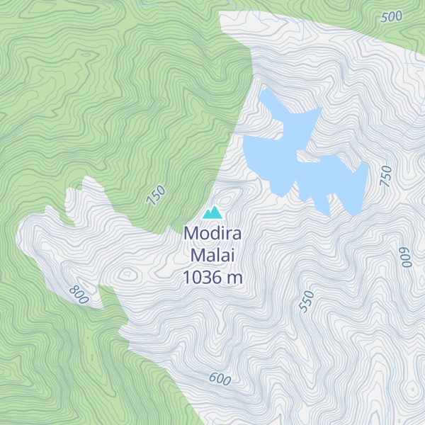 Map of Modira Malai