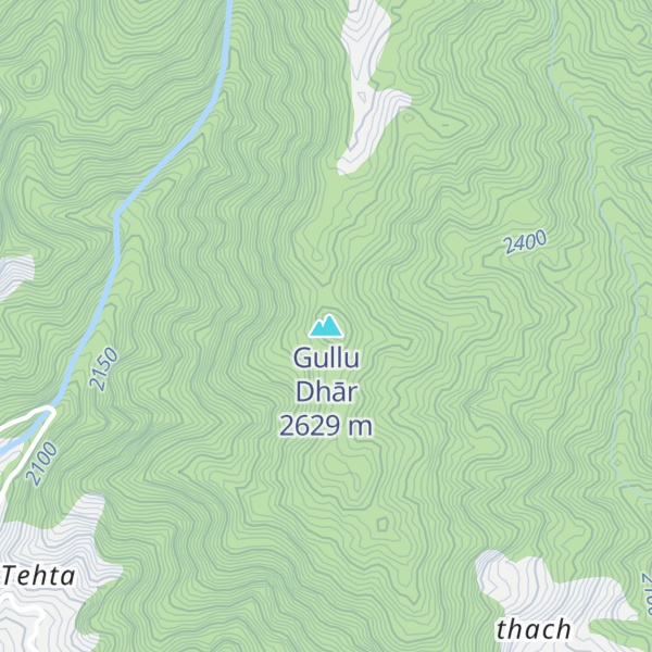 Map of Gullu Dhār