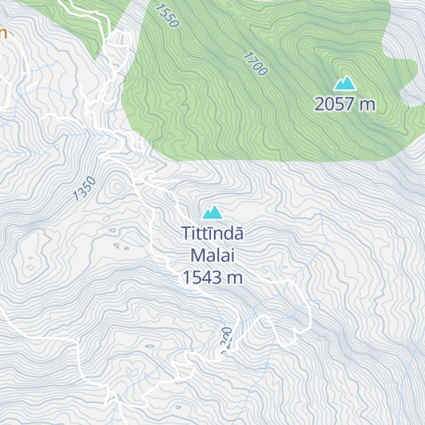 Map of Tittīndā Malai